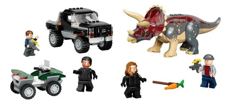 ボンド様 Lego Jurassic World 76950 Emboscada Do Triceratops - Brinquedos de